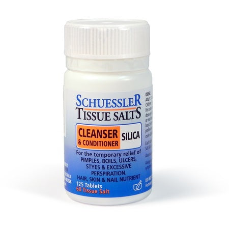 Schuessler Tissue Salts Silica 6X (Cleanser & Conditioner) 125Tabs | SCHUESSLER TISSUE SALTS