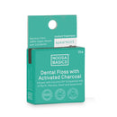 dental floss with activated charcoal spearmint 35m | NOOSA BASICS