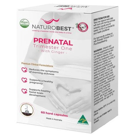 Naturobest Prenatal Trimester One With Ginger 120Caps