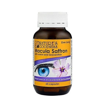 macula saffron 60caps | NATURES GOODNESS