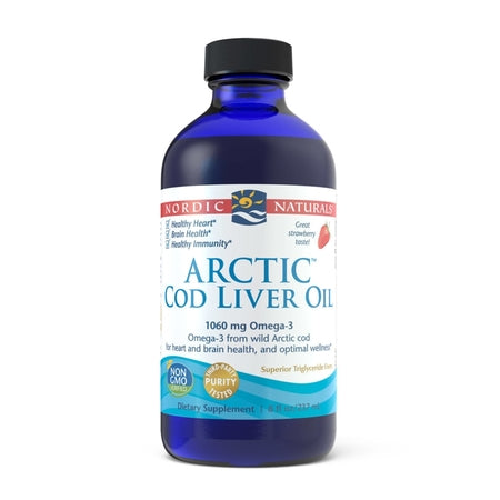 Nordic Naturals Arctic Cod Liver Oil Strawberry 237ml Fish Oils