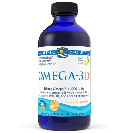 Nordic Naturals Omega-3D Lemon 237Ml Fish Oils