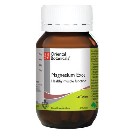 Oriental Botanicals Magnesium Excel 60Tabs Complex