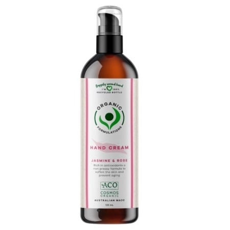 Organic Formulations Jasmine And Rose Hand Cream 125ml