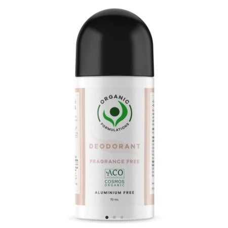 Organic Formulations Fragrance Free Deodorant Roll On 70ml