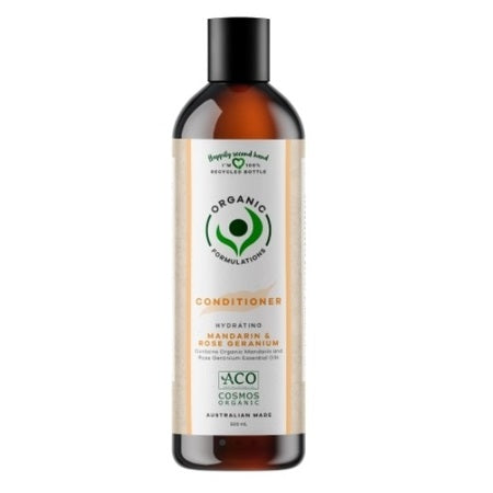 Organic Formulations Mandarin And Rose Geranium Conditioner 500ml