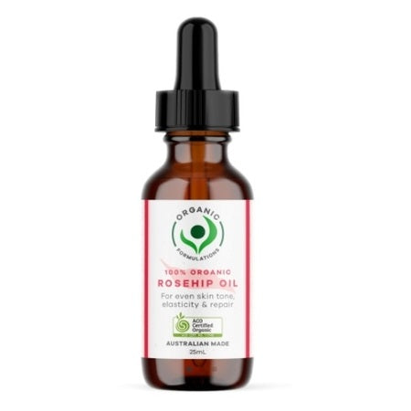 Organic Formulations 100% Organic Rosehip Oil 25ml