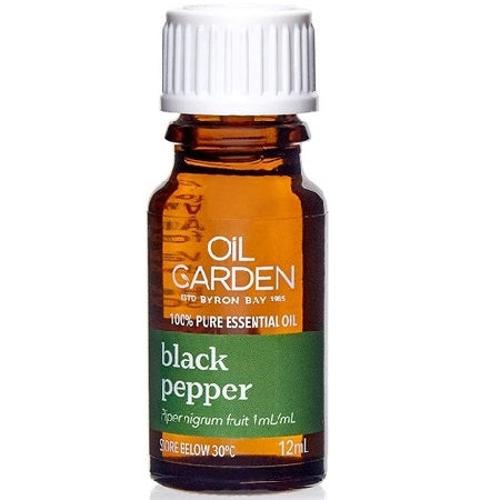 black pepper essential oil 12ml | THE OIL GARDEN