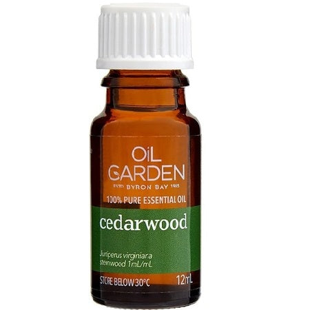 Oil Garden Cedarwood Essential Oil 12ml | THE OIL GARDEN