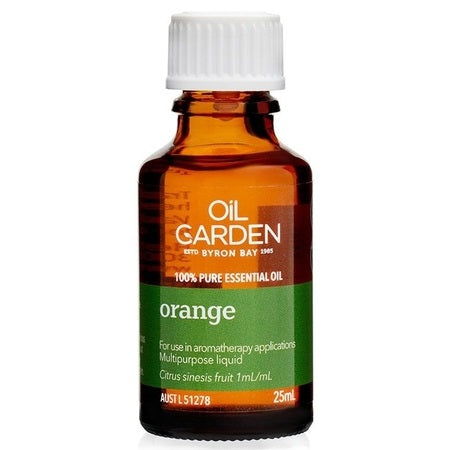 ORANGE ESSENTIAL OIL 25ml | THE OIL GARDEN