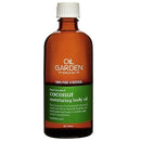 fractionated coconut moisturising body oil 100ml | THE OIL GARDEN