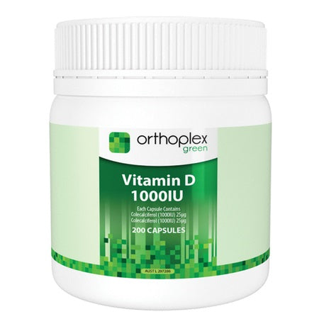 Orthoplex Green Vitamin D1000IU 200Caps