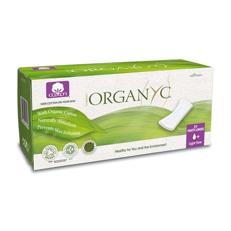 organic light panty liners flat 24pk | ORGANYC