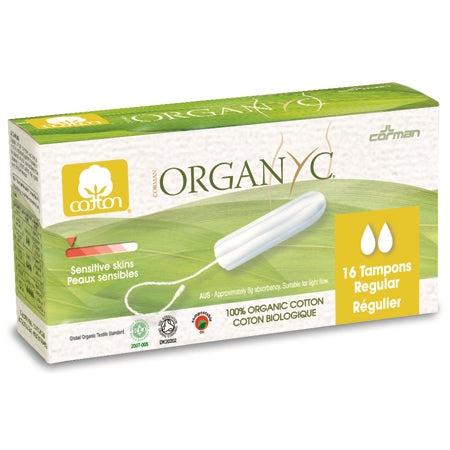 Organyc Organic Tampons Regular 16Pk