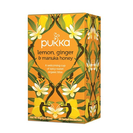 Pukka Lemon Ginger & Manuka Honey Teabags 20Pk Complex