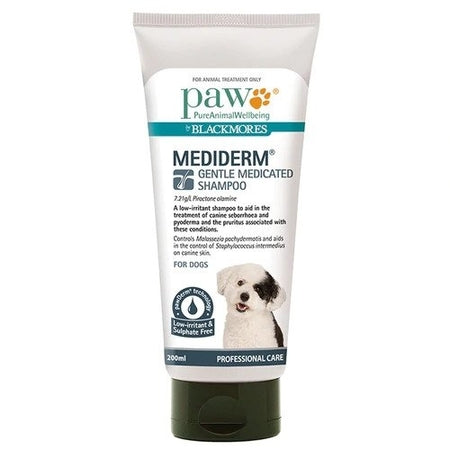 Paw Mediderm Gentle Medicated Shampoo 200ml