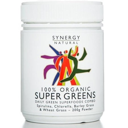 ORGANIC SUPER GREENS 200g | SYNERGY NATRURAL