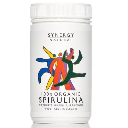 Synergy Natrural Organic Spirulina 1000Tabs | SYNERGY NATRURAL