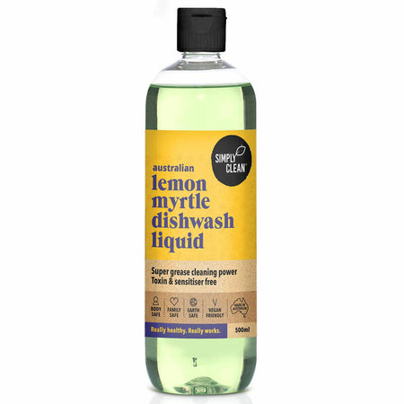 Simply Clean Australian Lemon Myrtle Dishwash Liquid 500ml