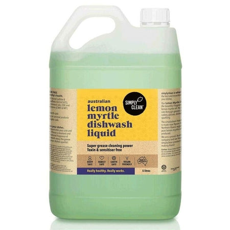 Simply Clean Australian Lemon Myrtle Dishwash Liquid 5L