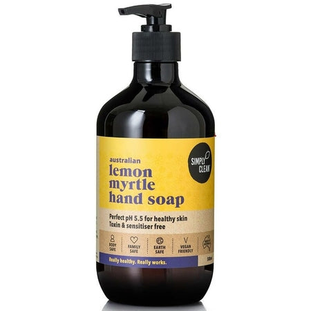 Simply Clean Austrlian Lemon Myrtle Hand Soap 500ml