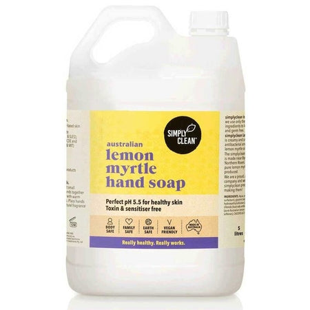 Simply Clean Australian Lemon Myrtle Hand Soap 5L