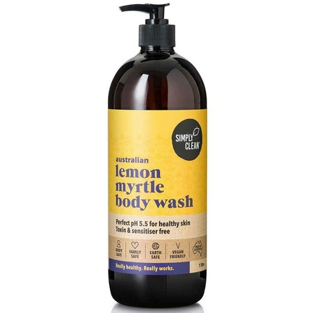 Simply Clean Australian Lemon Myrtle Body Wash 1L