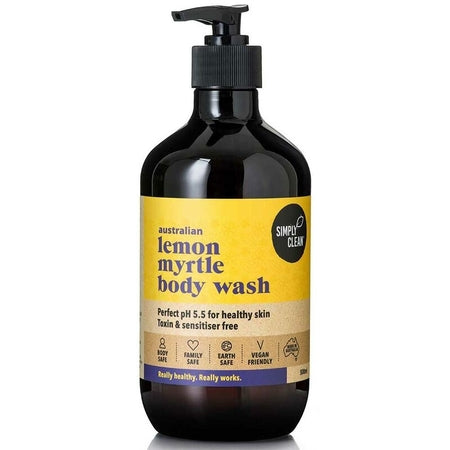 Simply Clean Australian Lemon Myrtle Body Wash 500ml