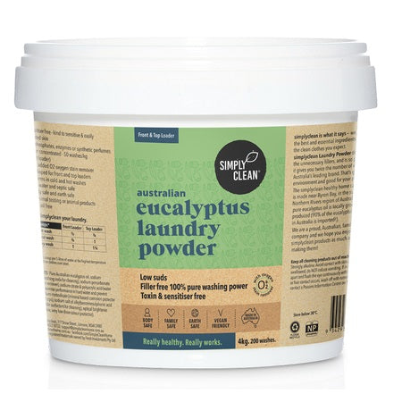 Simply Clean Australian Eucalyptus Laundry Powder 4Kg