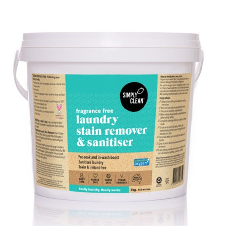 Simply Clean Laundry Stain Remover & Soaker Fragrance Free 5Kg 5Kg