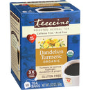 Teeccino Turmeric Dandelion Caffeine Free Herbal Coffee Tbag (Bx10) | TEECCINO