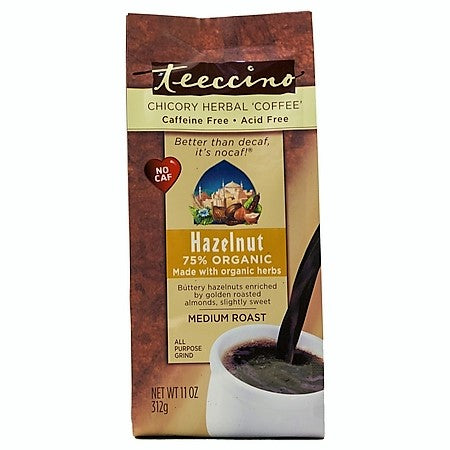 Teeccino Hazelnut Caffeine Free Herbal Coffee 312g | TEECCINO