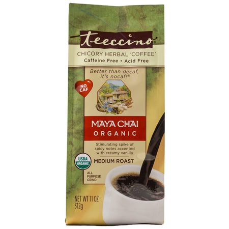 Teeccino Maya Chai Caffeine Free Herbal Coffee 312g | TEECCINO