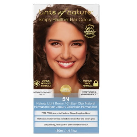 Tints Of Nature Natural Light Brown Permanent 5N 130ml