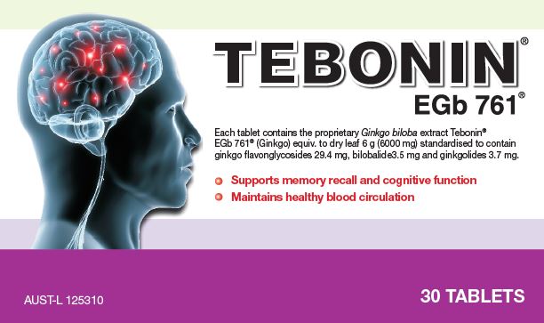 Blackmores Ginkgo 6000 mg (Tebonin® EGb 761®) 30Tabs