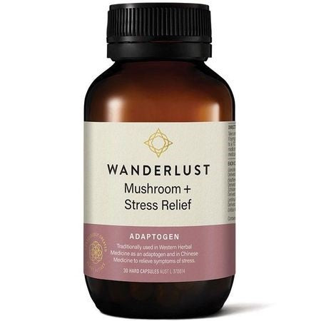 Wanderlust Mushroom+Stress Relief 30Vcaps