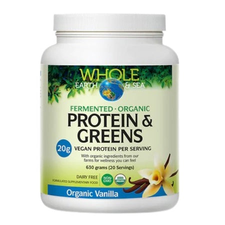 Whole Earth & Sea Fermented Organic Protein & Greens Vanilla 630g
