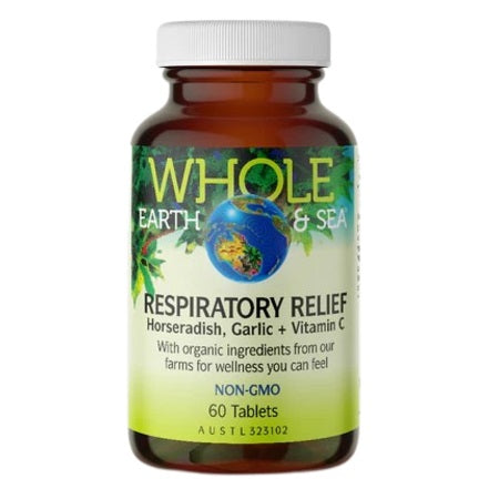 Whole Earth & Sea Respiratory Relief 60Tabs
