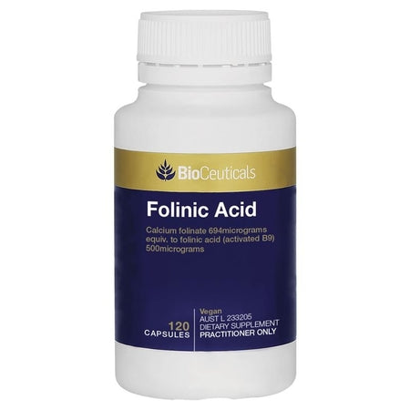 Bioceuticals Folinic Acid 120Caps Folic Acid