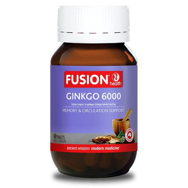 Fusion Health Ginkgo 6000 60Tabs