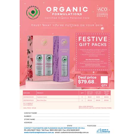 Organic Formulations Festive Gift Packs