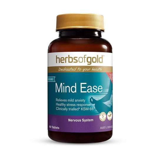 Herbs of Gold Mind Ease 60 tabs (Formerly Stress Ease)