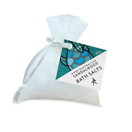 Pure Australian Sandalwood Mount Romance Bath Salts Sachet 60g